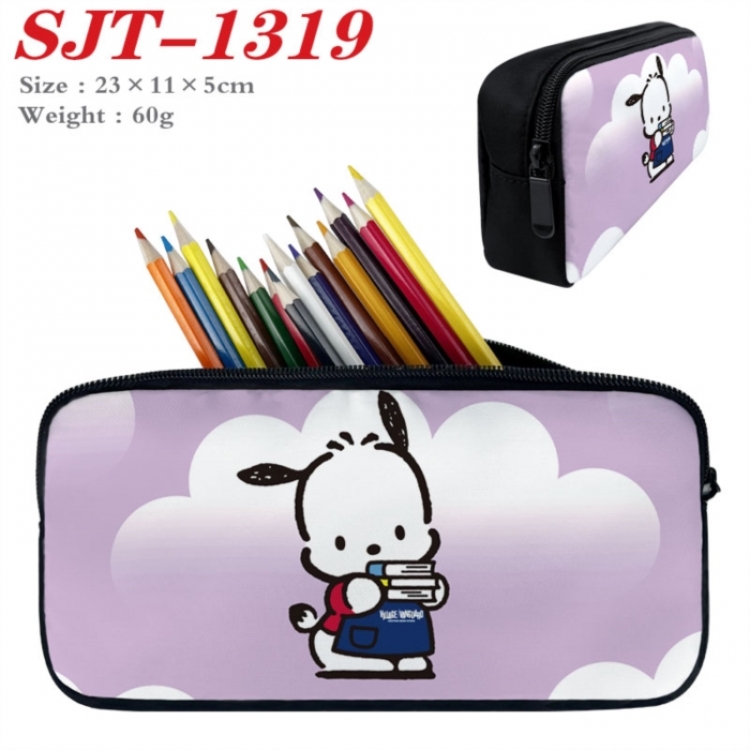 Sanrio Anime nylon student pencil case 23x11x5cm 