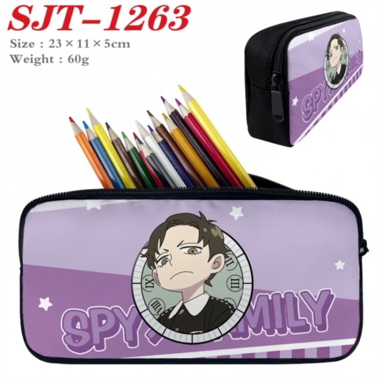 SPY×FAMILY Anime nylon student pencil case 23x11x5cm