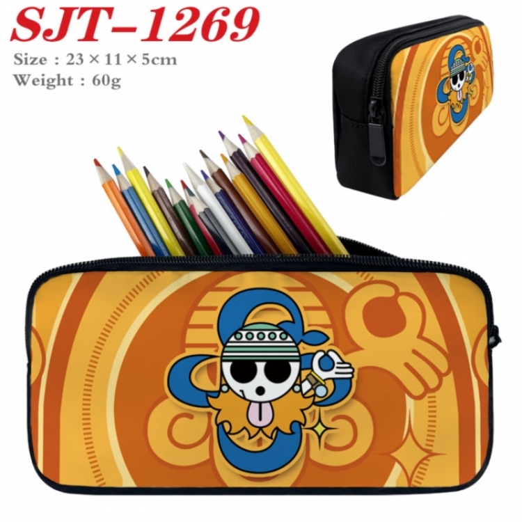 One Piece Anime nylon student pencil case 23x11x5cm 