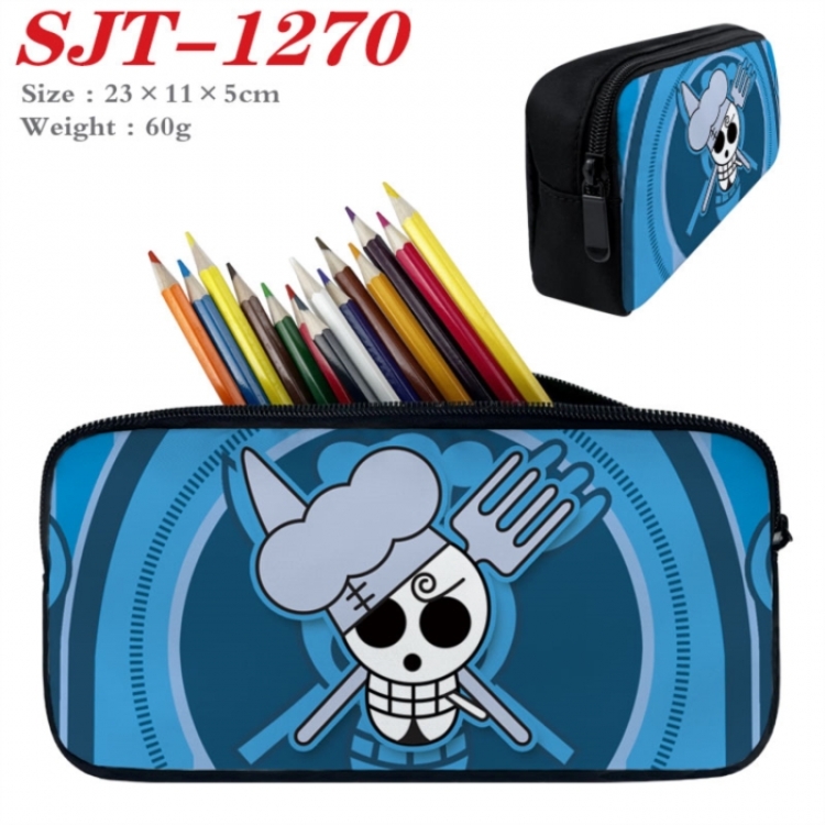 One Piece Anime nylon student pencil case 23x11x5cm 