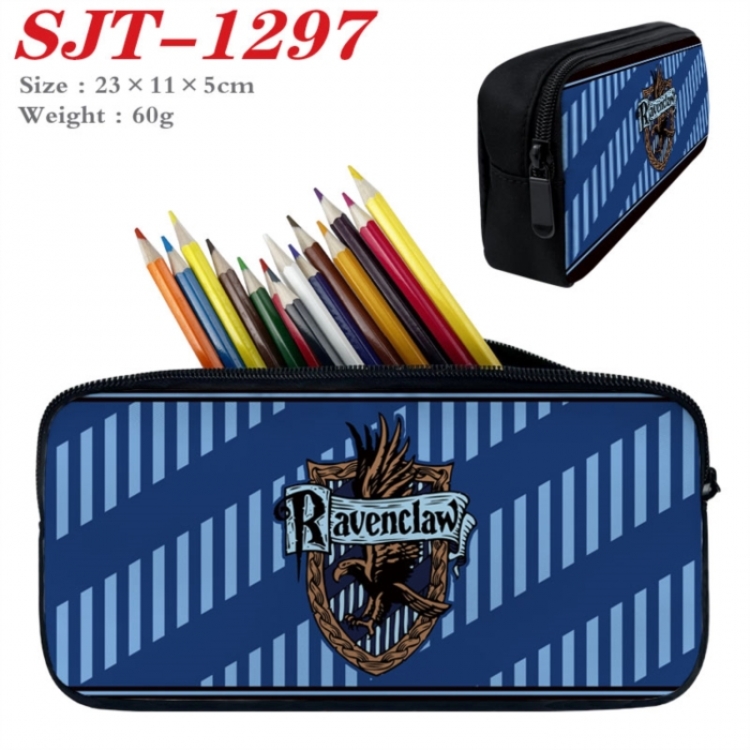 Harry Potter Anime nylon student pencil case 23x11x5cm 