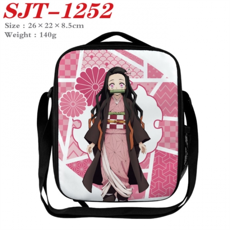 Demon Slayer Kimets Anime Lunch Bag Crossbody Bag 26x22x8.5cm 