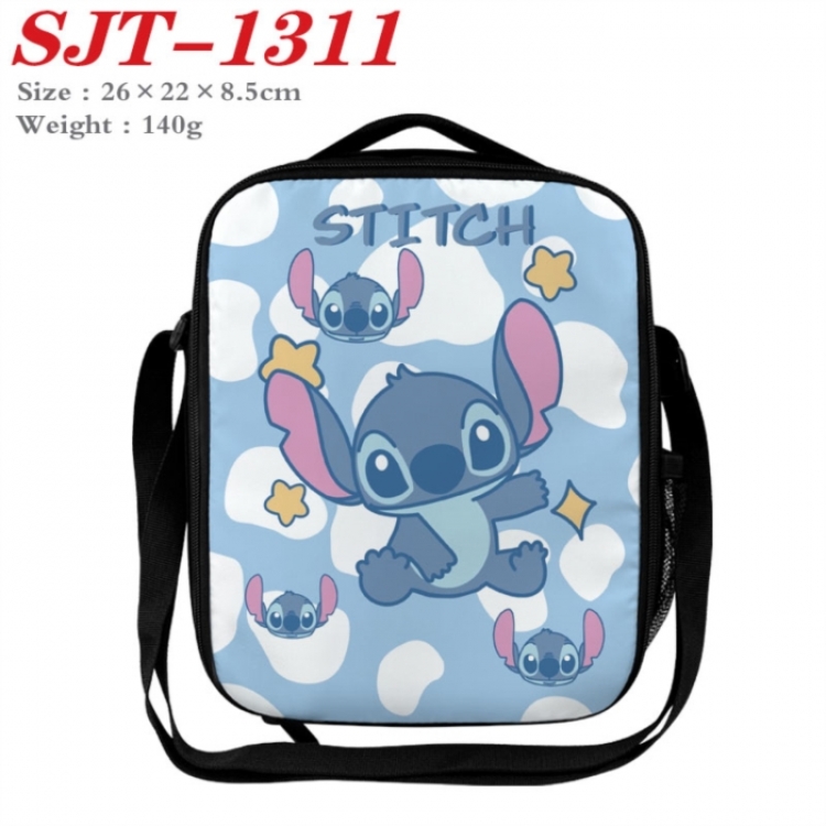 Lilo & Stitch Anime Lunch Bag Crossbody Bag 26x22x8.5cm 