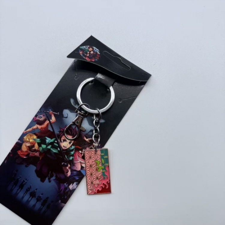 Demon Slayer Kimets Animation metal keychain pendant price for 5 pcs 
