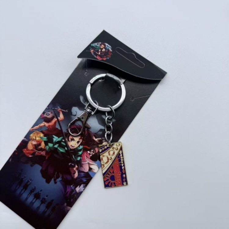 Demon Slayer Kimets Animation metal keychain pendant price for 5 pcs 