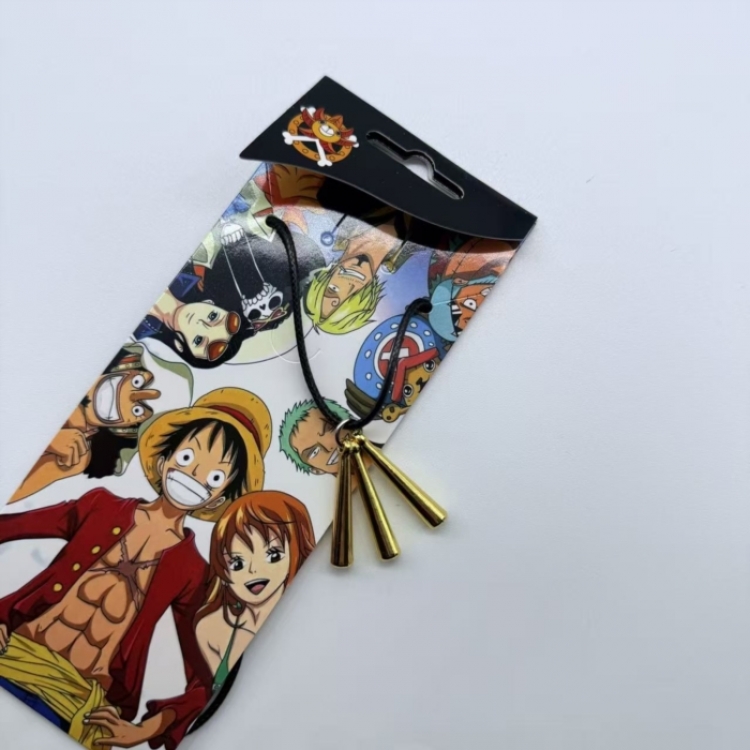 One Piece Anime peripheral leather rope necklace pendant jewelry price for 5 pcs