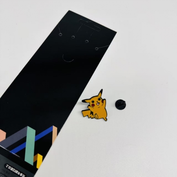 Pokemon Anime cartoon metal brooch  price for 5 pcs 