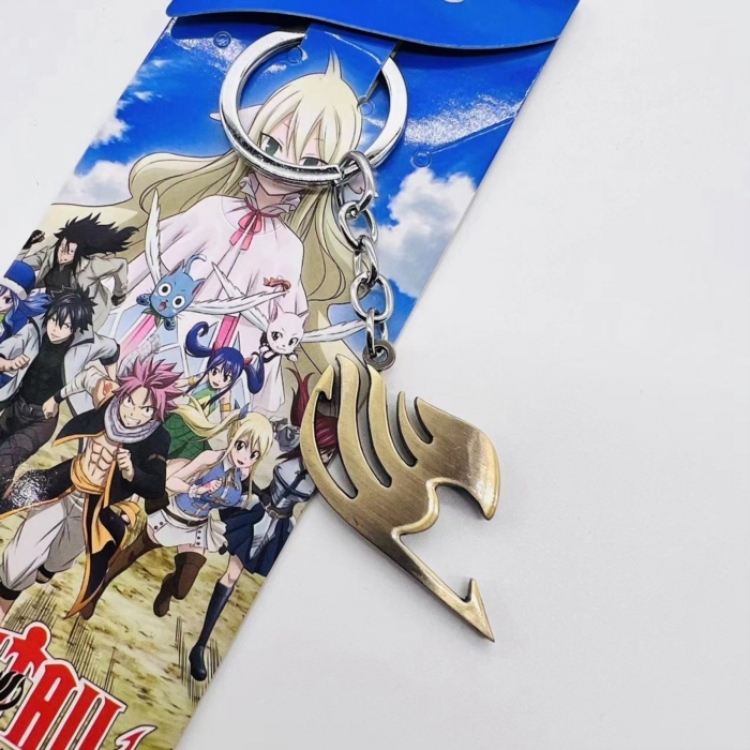 Fairy tail Animation metal keychain pendant price for 5 pcs 