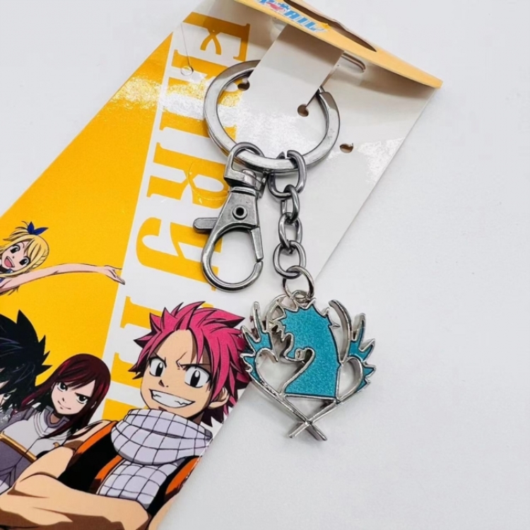 Fairy tail Animation metal keychain pendant price for 5 pcs 