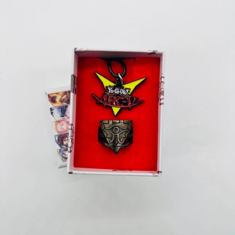 Yugioh Anime peripheral ring necklace box