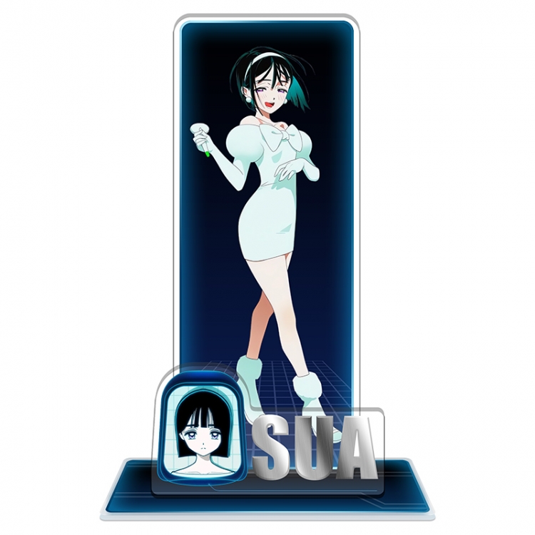 Alien Stage celebrity merchandise acrylic Standing figure Plates Keychain 16CM