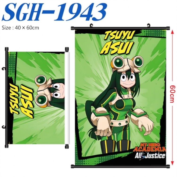 My Hero Academia Anime digital printed pole style hanging picture Wall Scroll 40x60cm