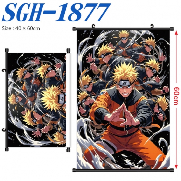 Naruto Anime digital printed pole style hanging picture Wall Scroll 40x60cm