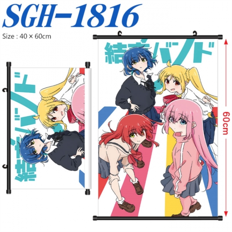 BOCCHI THE ROCK!  Anime digital printed pole style hanging picture Wall Scroll 40x60cm