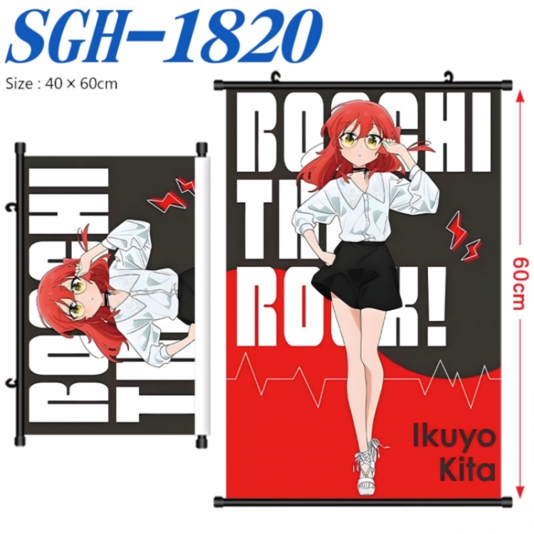 BOCCHI THE ROCK!  Anime digital printed pole style hanging picture Wall Scroll 40x60cm