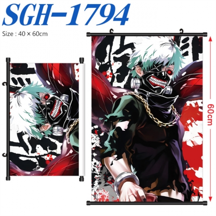 Tokyo Ghoul Anime digital printed pole style hanging picture Wall Scroll 40x60cm