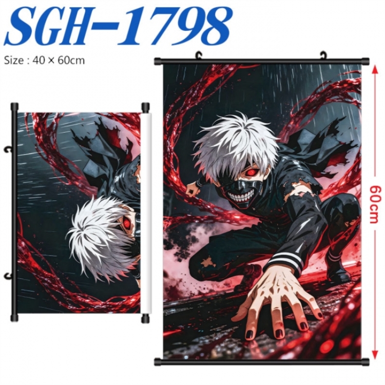 Tokyo Ghoul Anime digital printed pole style hanging picture Wall Scroll 40x60cm
