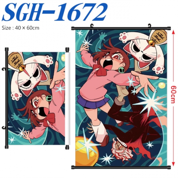 DANDADAN Anime digital printed pole style hanging picture Wall Scroll 40x60cm