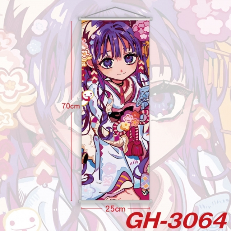 Toilet-bound Hanako-kun Plastic Rod Cloth Small Hanging Canvas Painting Wall Scroll 25x70cm price for 5 pcs