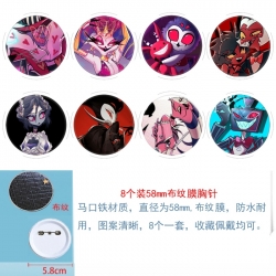Hazbin Hotel Anime Round cloth...