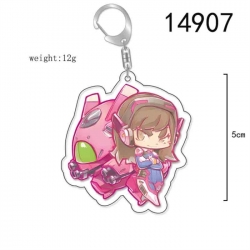 Overwatch Anime Acrylic Keycha...