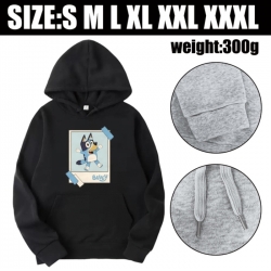 Bluey Anime printed hooded swe...
