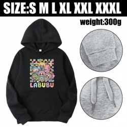 Labubu Anime printed hooded sw...