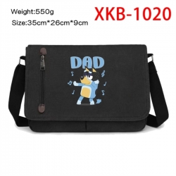 Bluey Anime Retro Canvas Shoul...