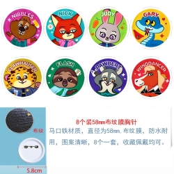Zootopia Anime Round cloth fil...