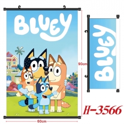 Bluey Anime Black Plastic Rod ...