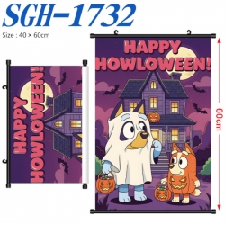 Bluey Anime digital printed po...