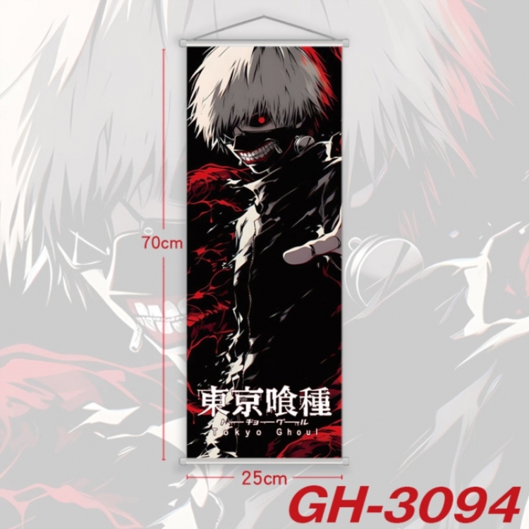 Tokyo Ghoul Plastic Rod Cloth Small Hanging Canvas Painting Wall Scroll 25x70cm price for 5 pcs