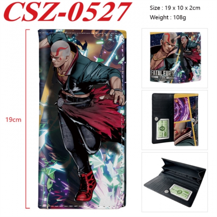 City of the Wolves Anime peripheral long three fold wallet 19x10x2cm