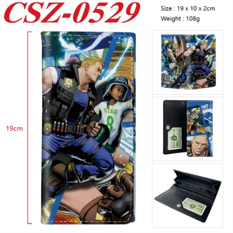 City of the Wolves Anime peripheral long three fold wallet 19x10x2cm